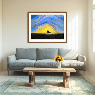 AUTO-MOCKUP ROOM | A Little Birdie Told Me Wall Art