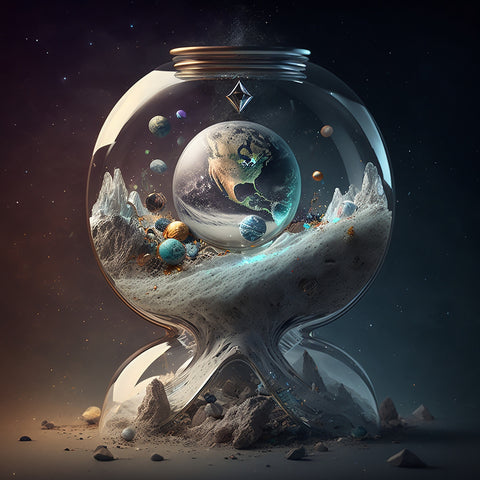 A Moment in Time with our Planet Wall Art