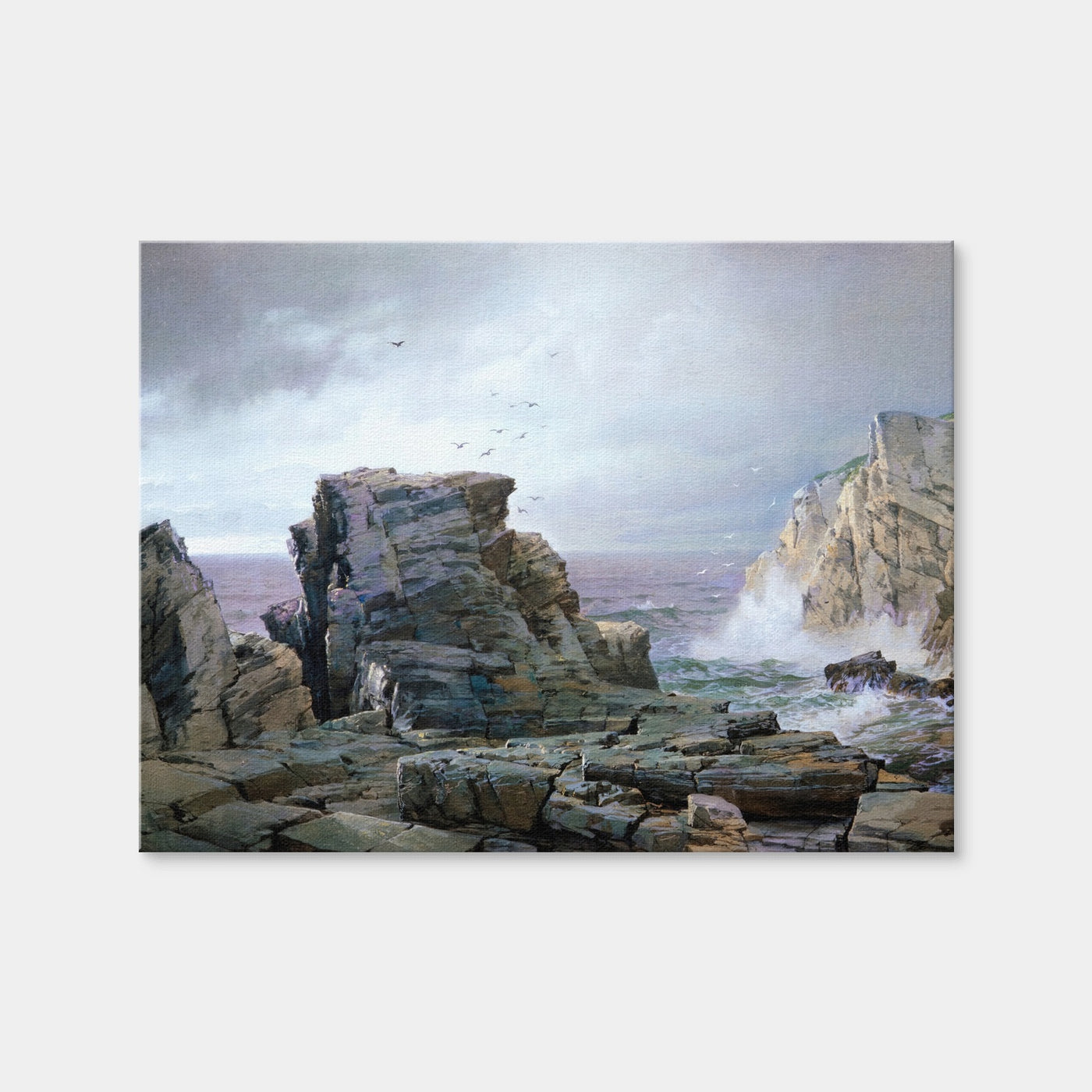 AUTO-MOCKUP WHITE | A Rocky Coast | 1 Piece | Gallery Wrap Canvas | group=4x3