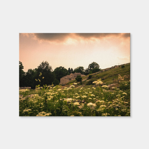 A Village on the Mountains Wall Art — Canvas Wrap Format preview
