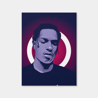 AUTO-MOCKUP WHITE | A$ap Rocky | 1 Piece | Gallery Wrap Canvas | group=3x4