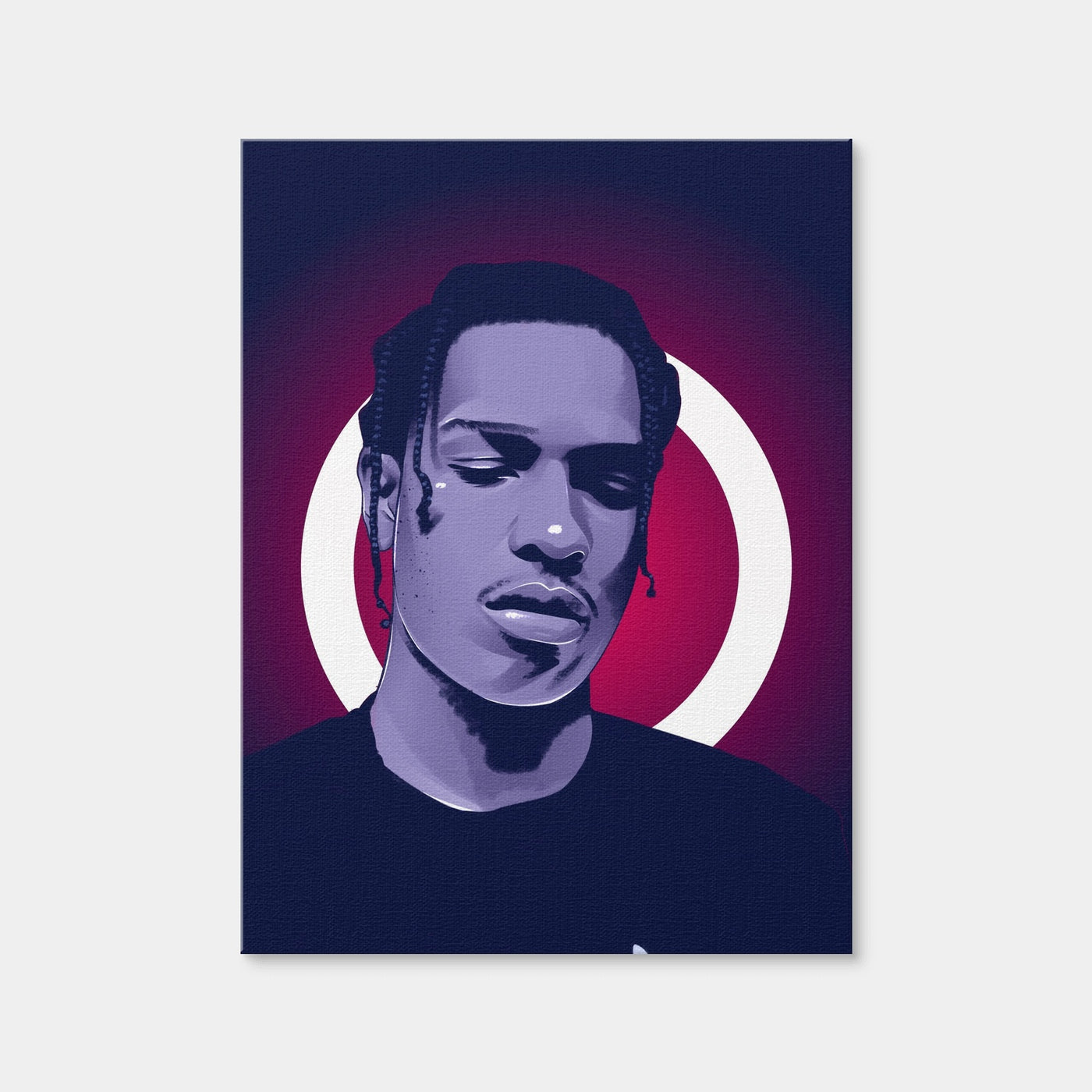 AUTO-MOCKUP WHITE | A$ap Rocky | 1 Piece | Gallery Wrap Canvas | group=3x4