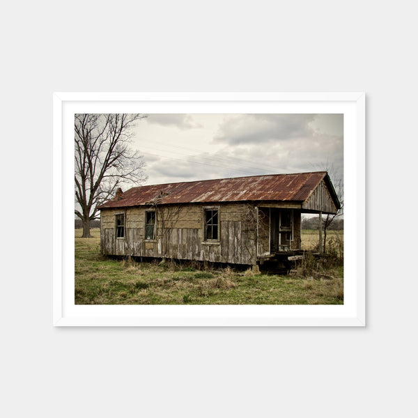 Abandoned Cabin Louisiana Wall Art — Framed Print Format preview