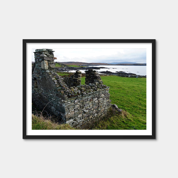 Abandoned House - Trafask, Ireland Wall Art — Framed Print Format preview