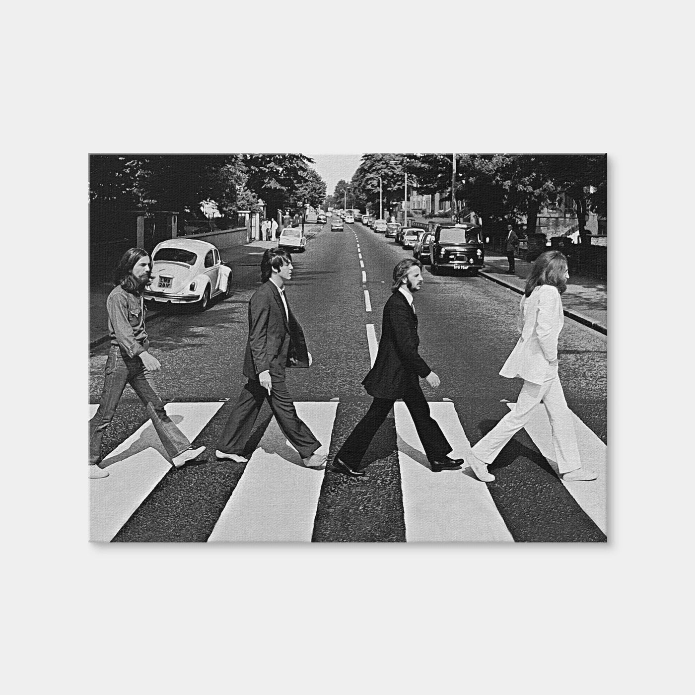 AUTO-MOCKUP WHITE | Abbey Road Grayscale | 1 Piece | Gallery Wrap Canvas | group=4x3