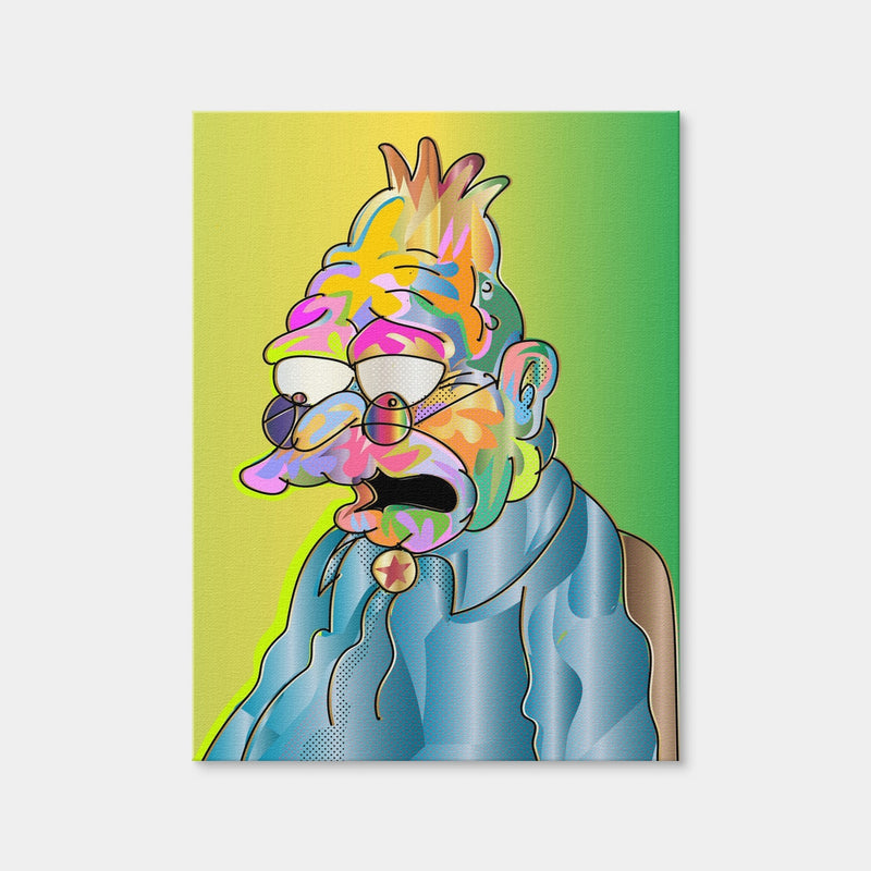 AUTO-MOCKUP WHITE | Abe Simpson | 1 Piece | Gallery Wrap | group=3x4