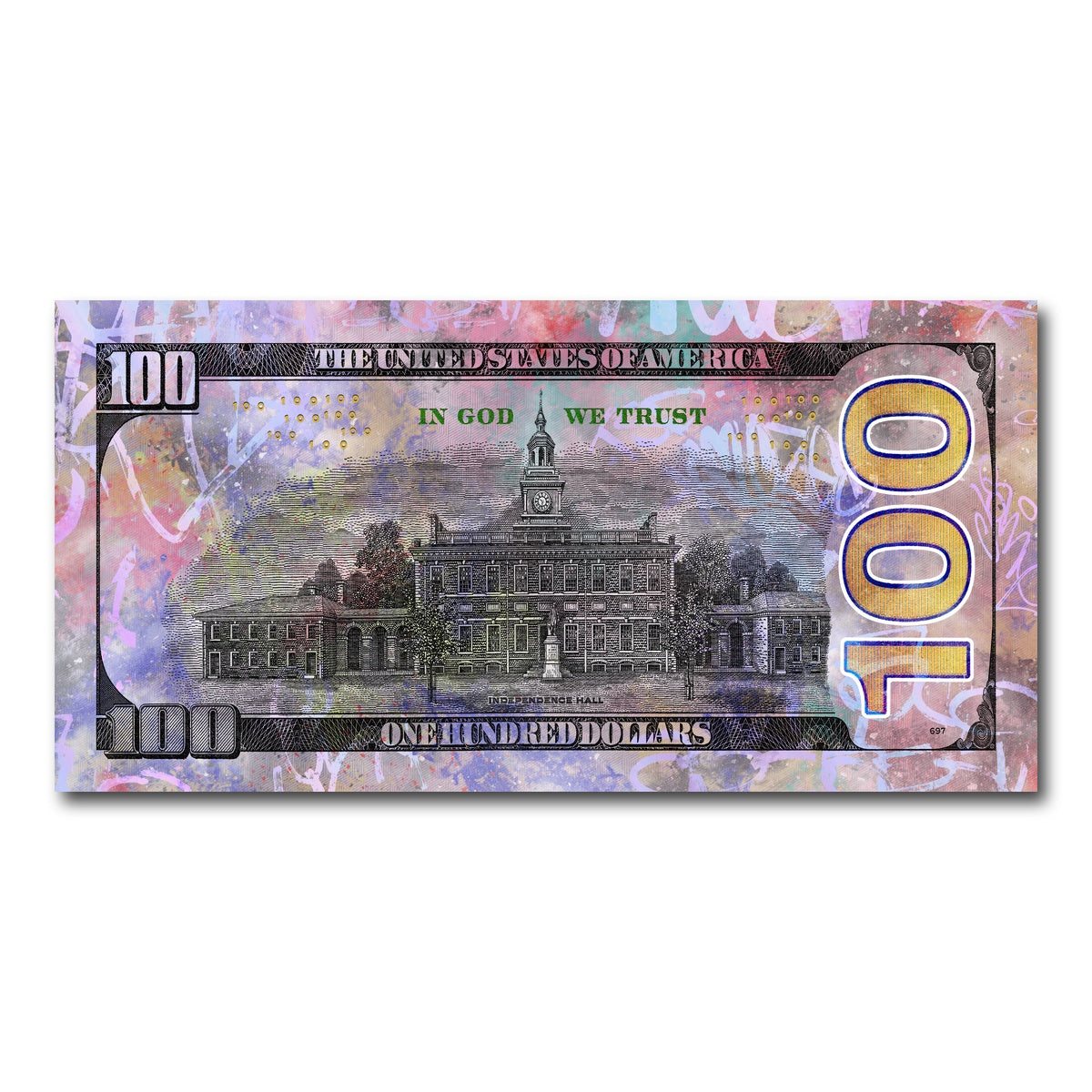 Abstract Benny Back Wall Art