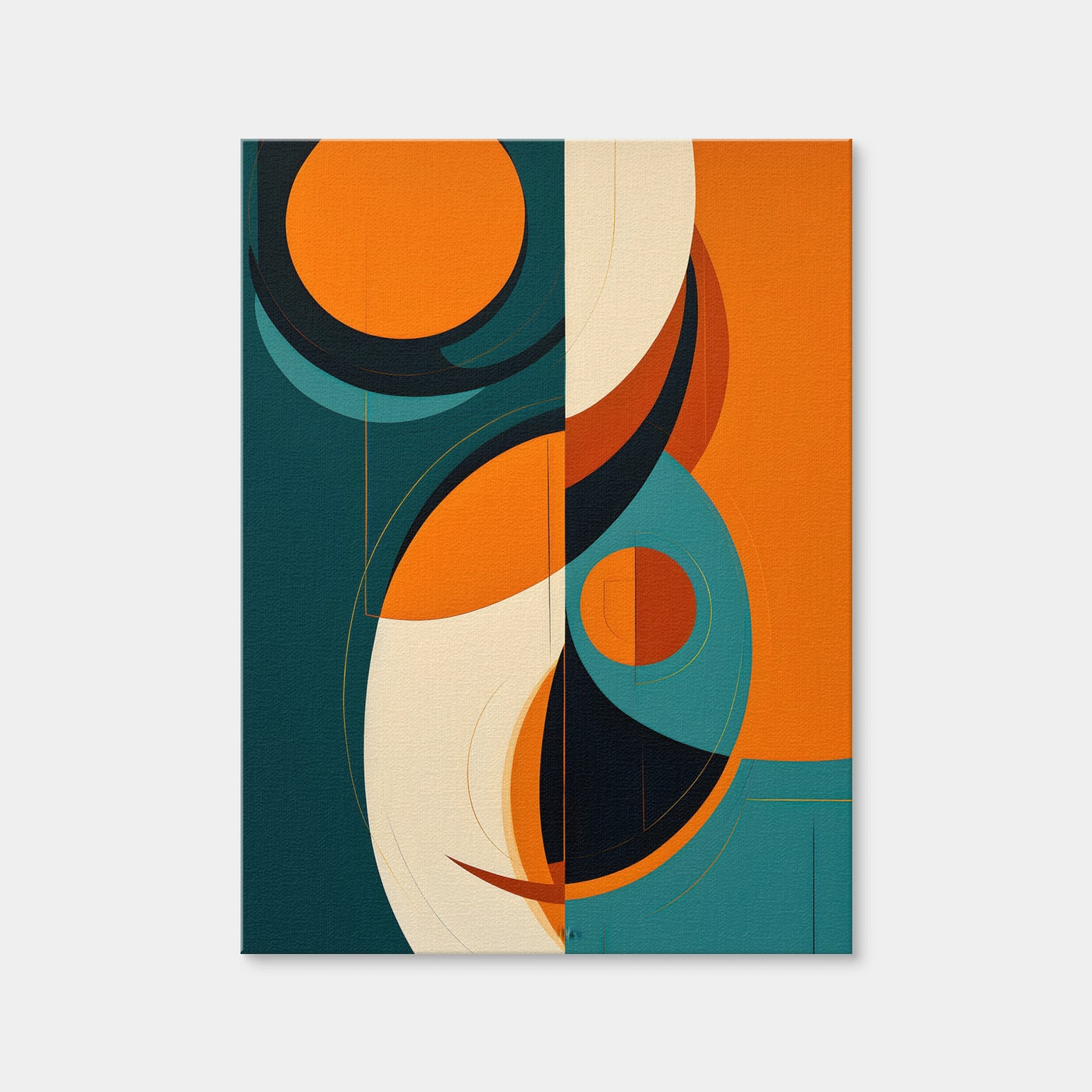 AUTO-MOCKUP WHITE | Abstract - Shapes Series 3 | 1 Piece | Gallery Wrap Canvas | group=3x4