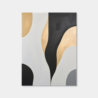 AUTO-MOCKUP WHITE | Abstract - Shapes Series B&G 3 | 1 Piece | Gallery Wrap Canvas | group=3x4