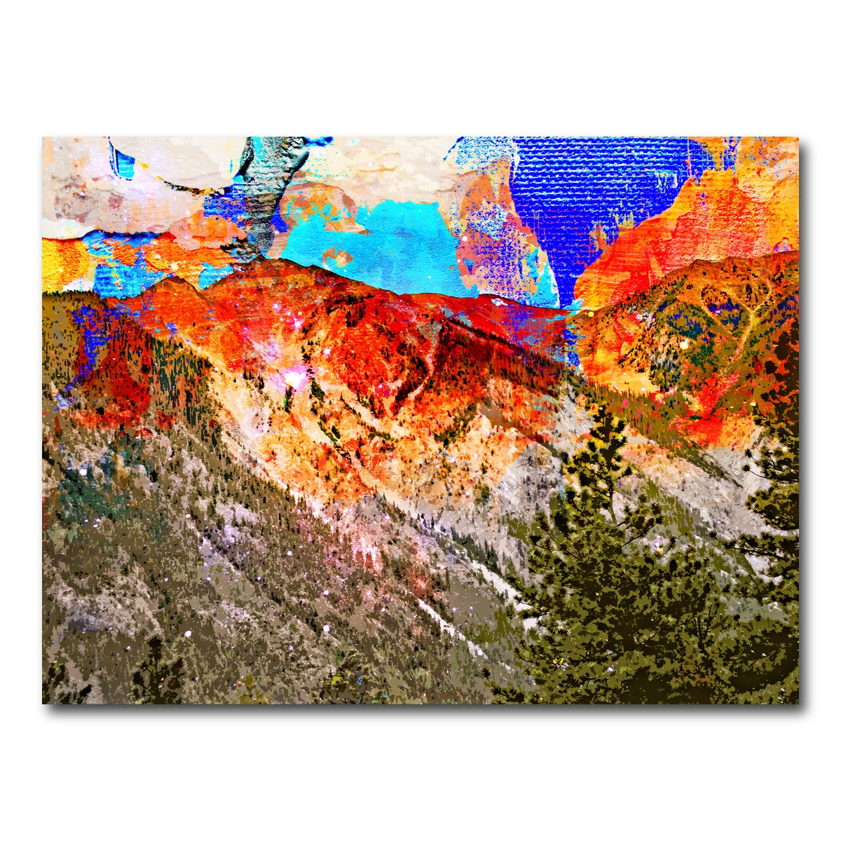 AUTO-MOCKUP WHITE | Abstract Antero | 1 Piece | Gallery Wrap Canvas | group=4x3