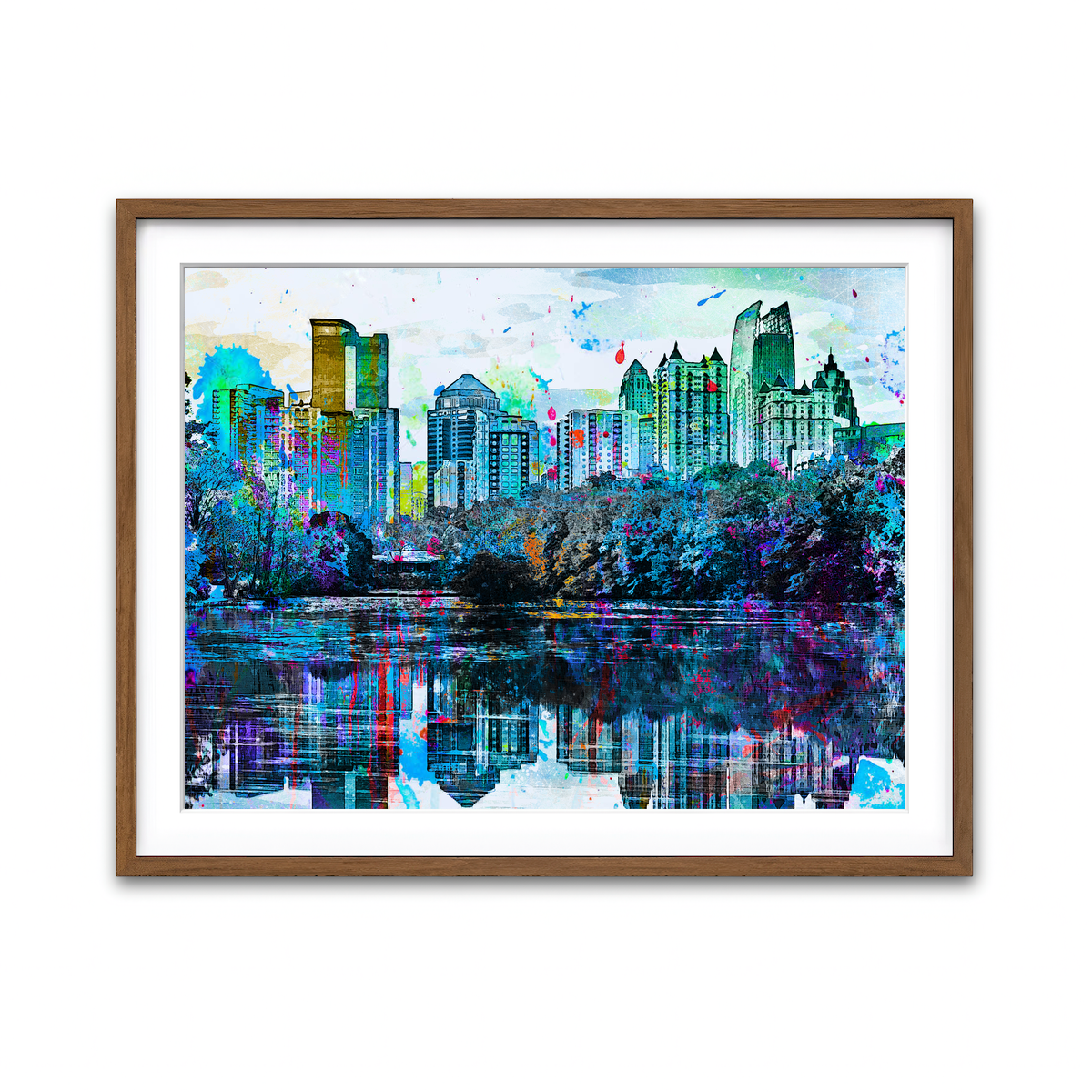 Framed Print 4x3 Walnut