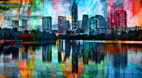 Abstract Austin Wall Art