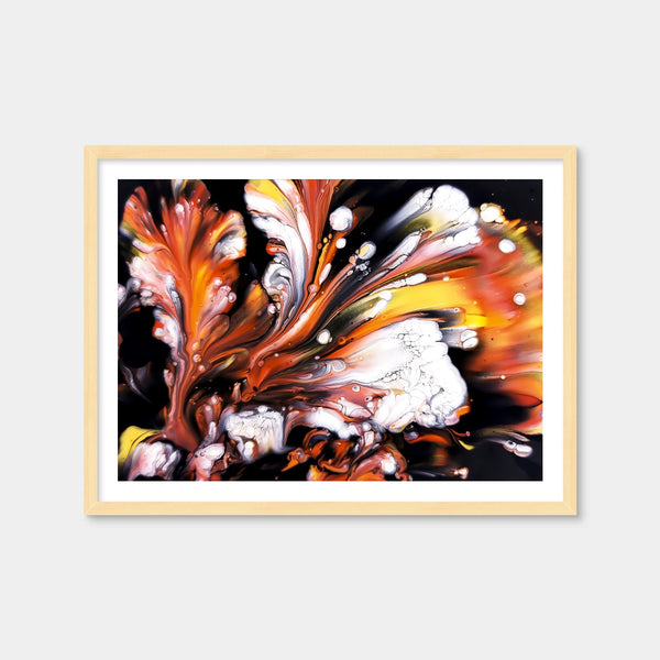Abstract Blossom Wall Art — Framed Print Format preview