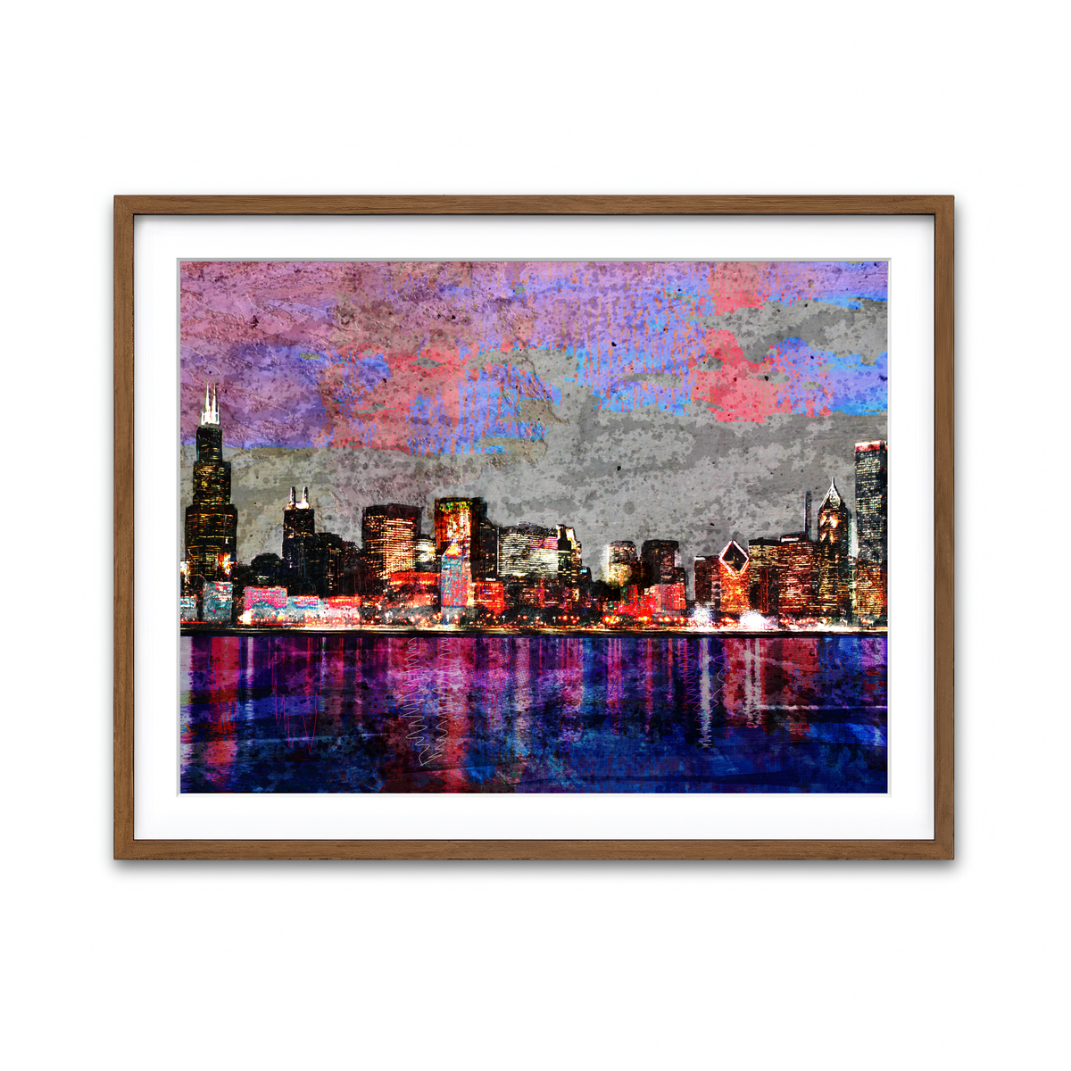 Framed Print 4x3 Walnut