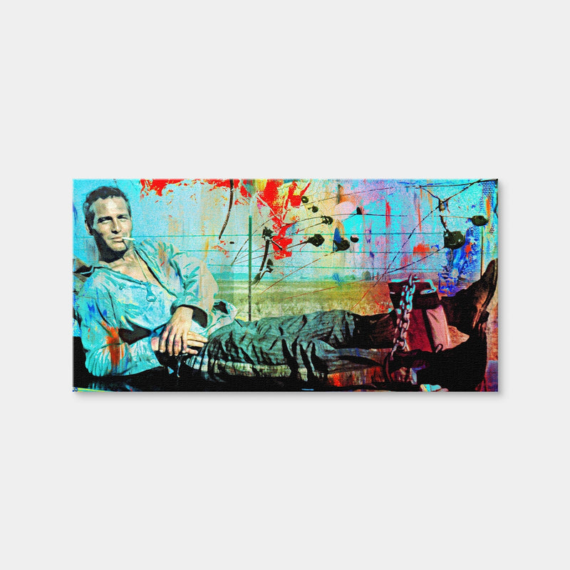 AUTO-MOCKUP WHITE | Abstract Cool Hand Luke | 1 Piece | Gallery Wrap Canvas | group=2x1