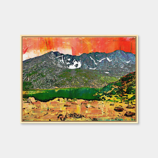 Abstract Evans Wall Art — Framed Canvas Format preview