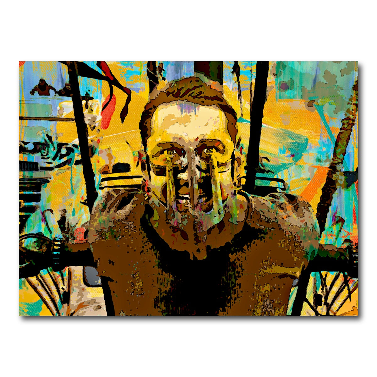 AUTO-MOCKUP WHITE | Abstract Fury Road | 1 Piece | Gallery Wrap Canvas | group=4x3