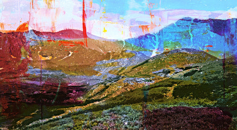 Abstract Grays & Torreys Wall Art