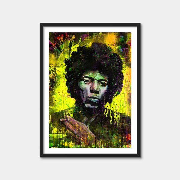 Abstract Hendrix Wall Art — Framed Print Format preview