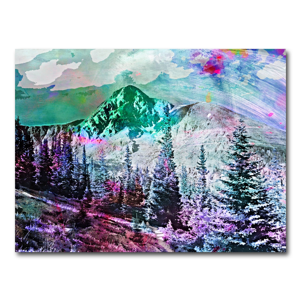 AUTO-MOCKUP WHITE | Abstract Holy Cross | 1 Piece | Gallery Wrap Canvas | group=4x3