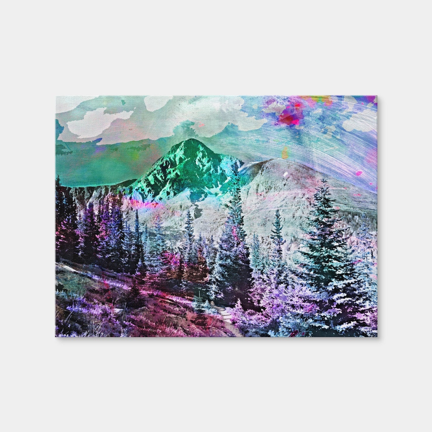 AUTO-MOCKUP WHITE | Abstract Holy Cross | 1 Piece | Gallery Wrap Canvas | group=4x3