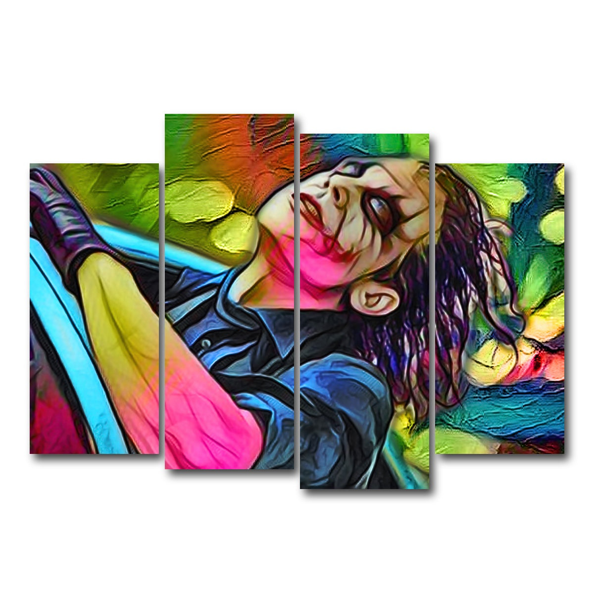 Abstract Joker Wall Art