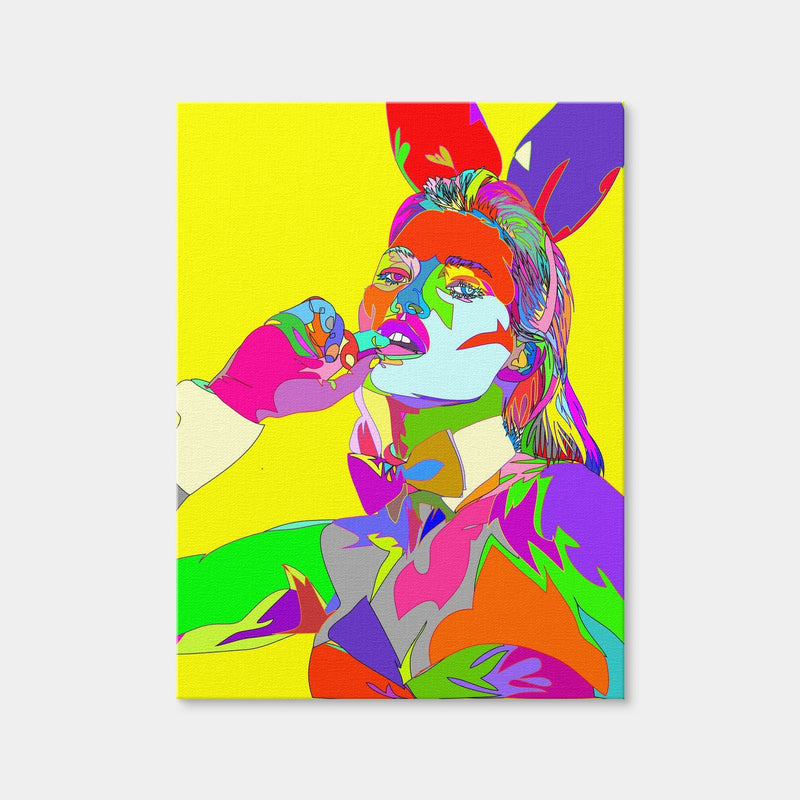 AUTO-MOCKUP WHITE | Abstract Kate Moss | 1 Piece | Gallery Wrap Canvas | group=3x4