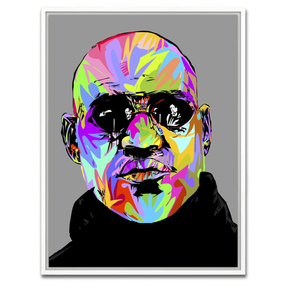 AUTO-MOCKUP WHITE | Abstract MORPHEUS | 1 Piece | White Framed Canvas | group=3x4