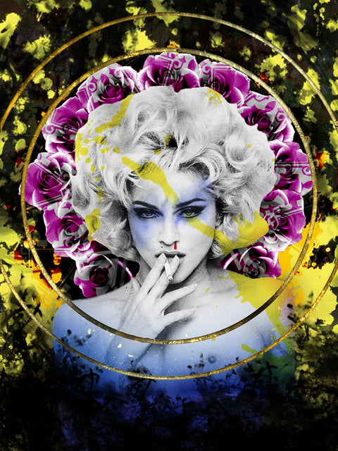Abstract Madonna Wall Art