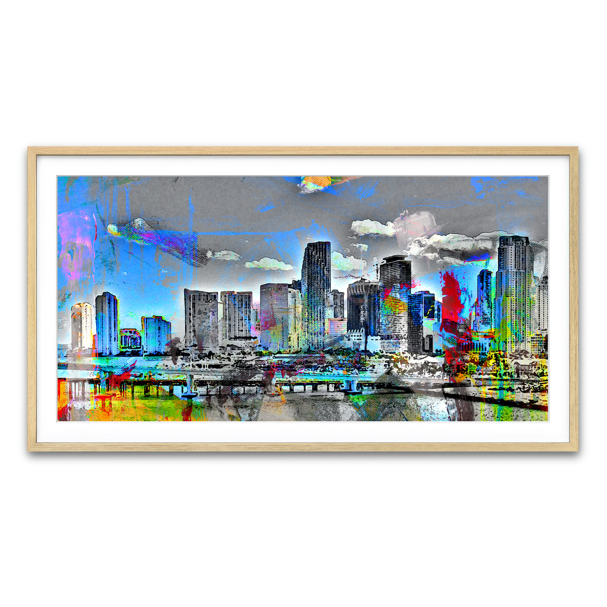 Framed Print 2x1 Natural