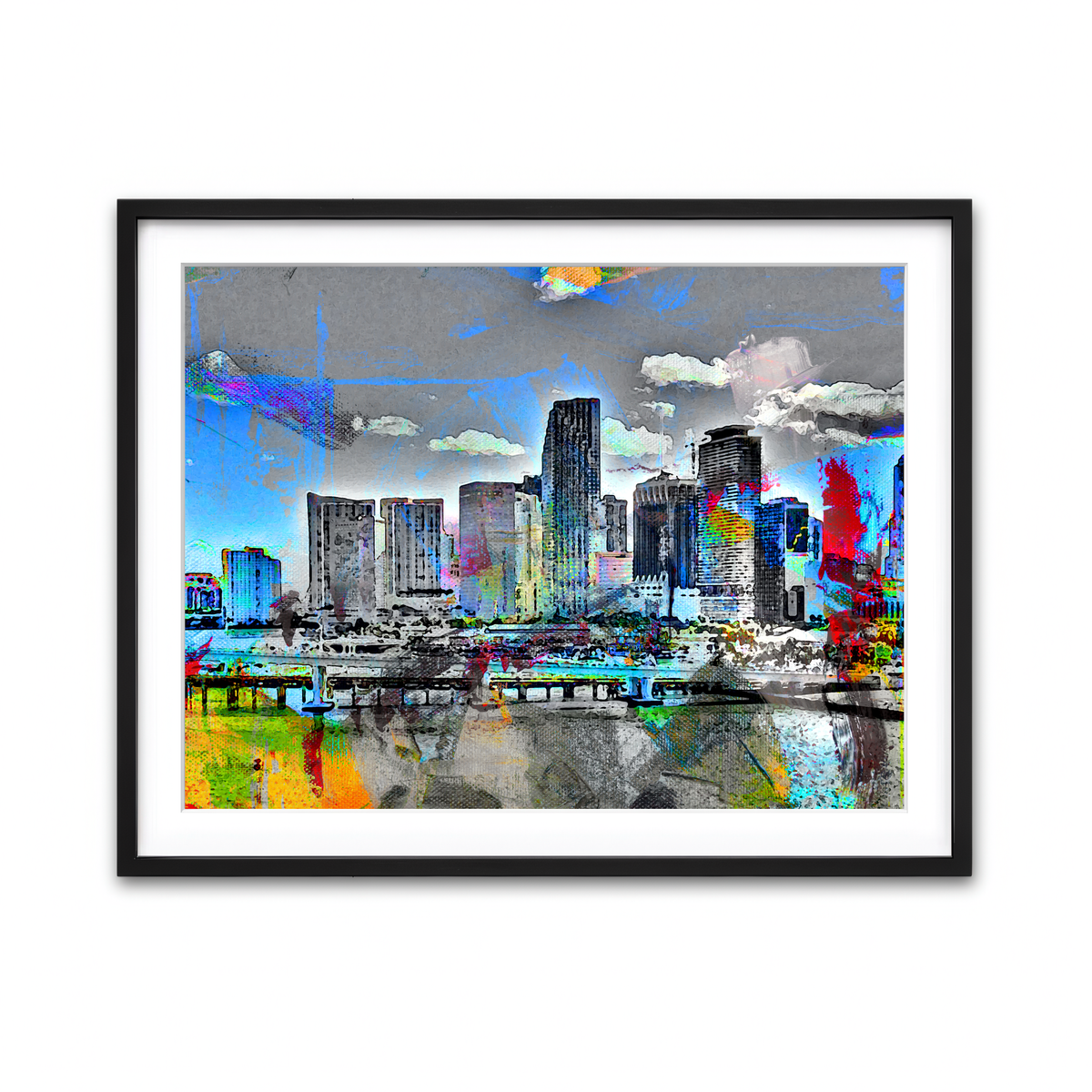 Framed Print 4x3 Black