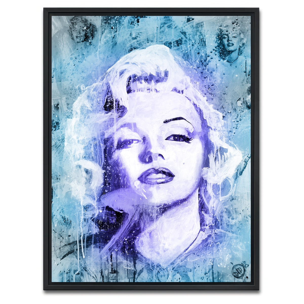 AUTO-MOCKUP WHITE | Abstract Monroe | 1 Piece | Black Framed Canvas | group=3x4