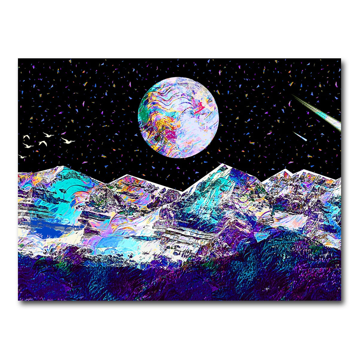 AUTO-MOCKUP WHITE | Abstract Moon | 1 Piece | Gallery Wrap Canvas | group=4x3