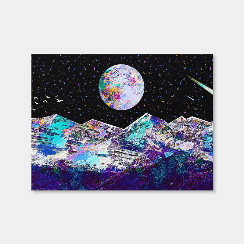 AUTO-MOCKUP WHITE | Abstract Moon | 1 Piece | Gallery Wrap Canvas | group=4x3