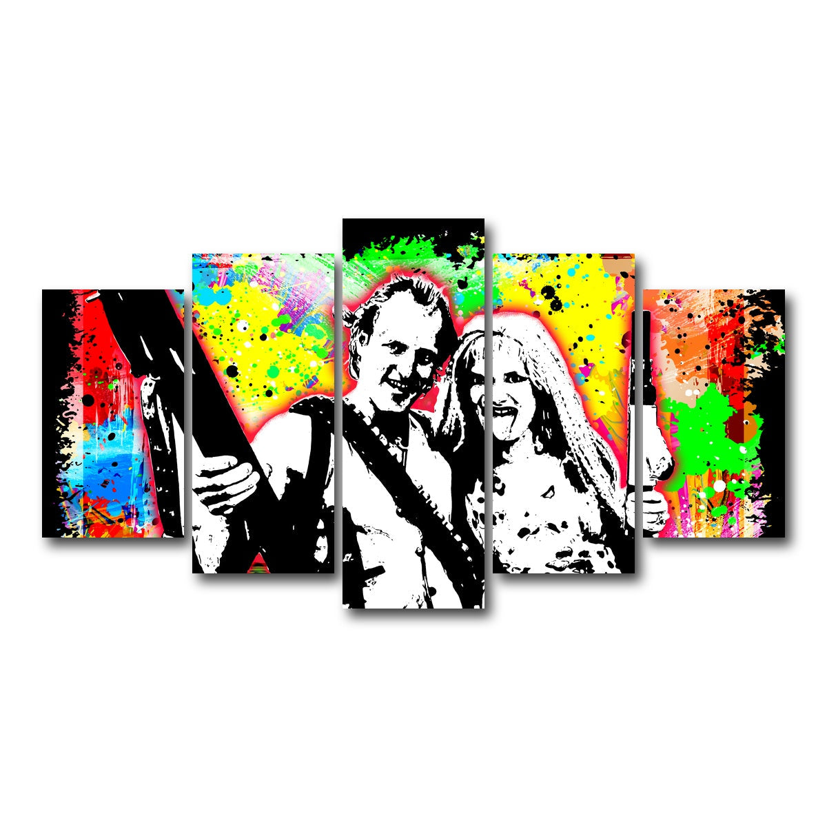 Abstract Natural Born Killers Wall Art