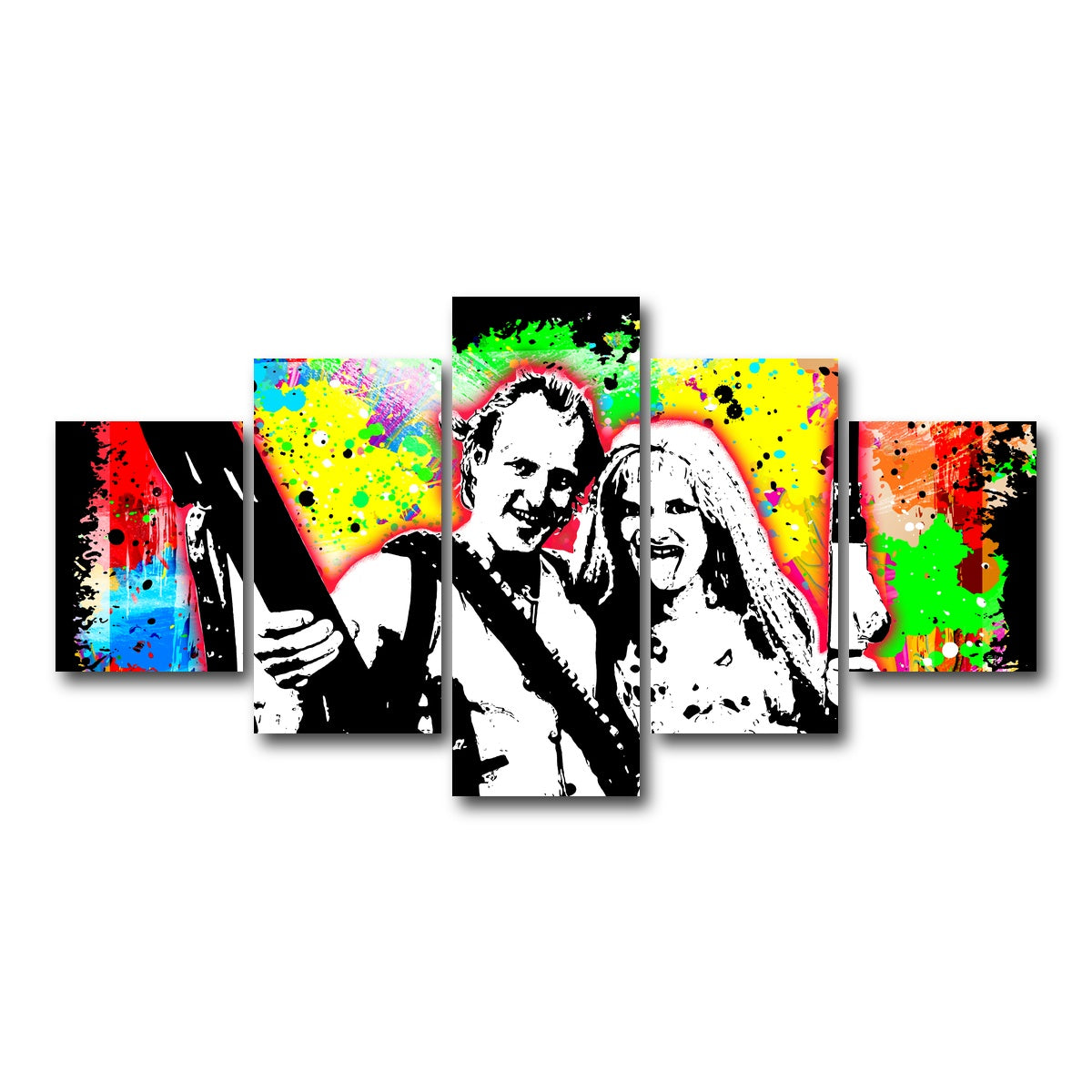 Abstract Natural Born Killers Wall Art