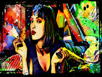 Abstract Pulp Fiction Wall Art