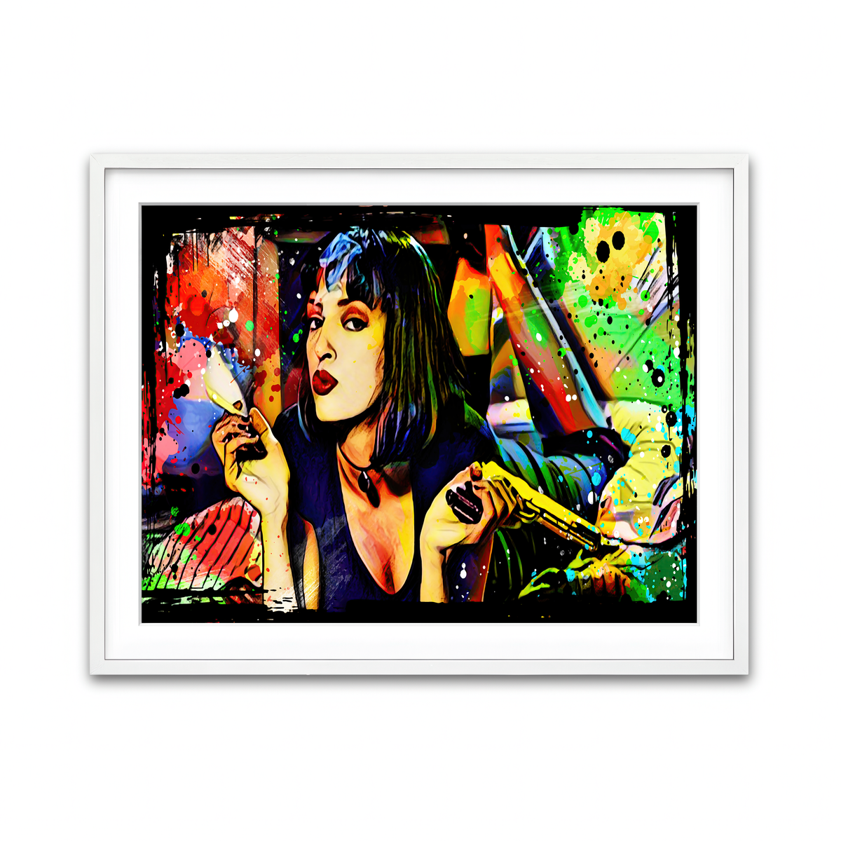 Framed Print 4x3 White