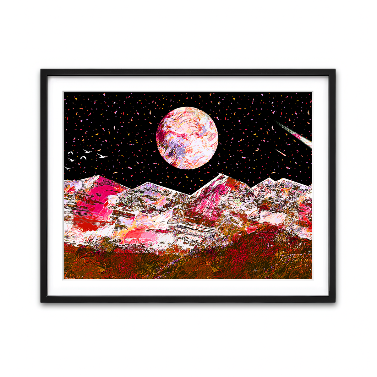 Framed Print 4x3 Black