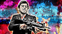 Abstract Scarface Wall Art
