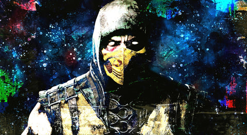 Abstract Scorpion Wall Art