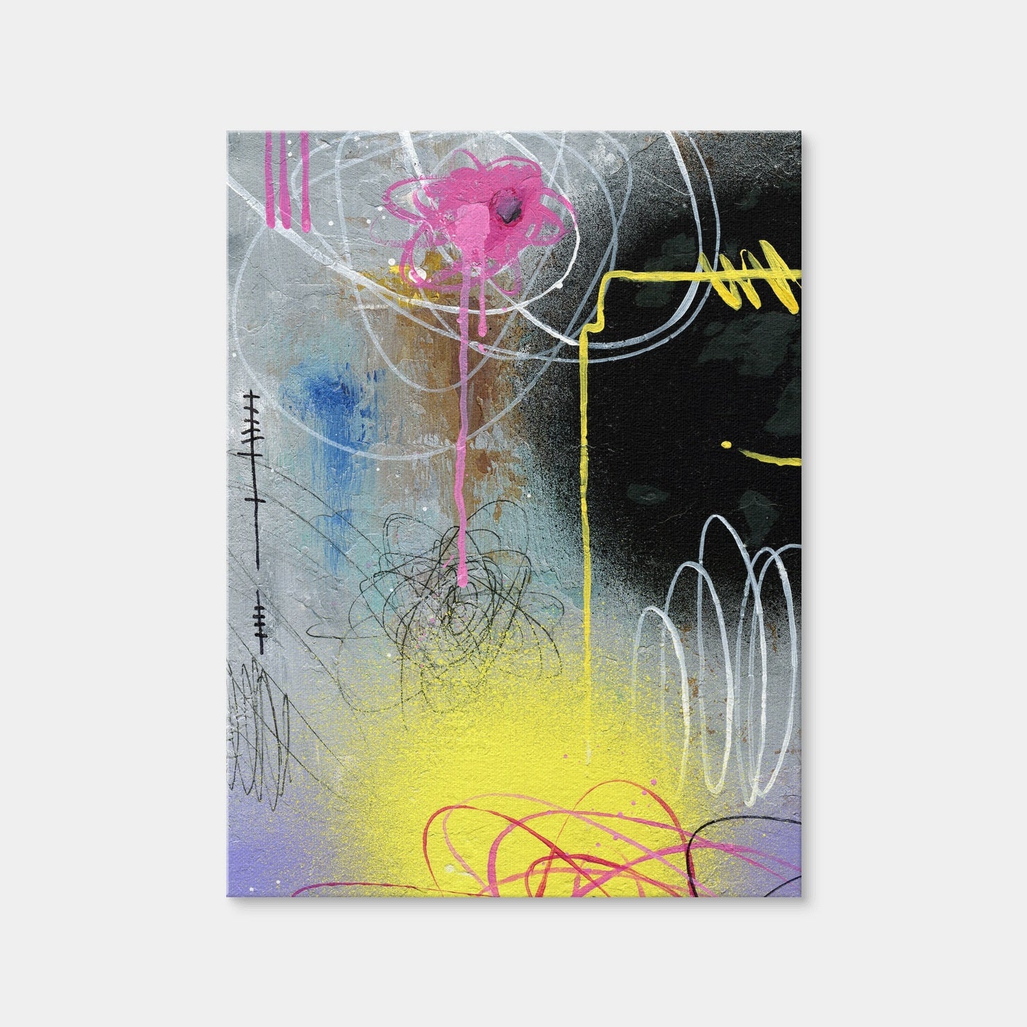 AUTO-MOCKUP WHITE | Abstract Smile | 1 Piece | Gallery Wrap Canvas | group=3x4