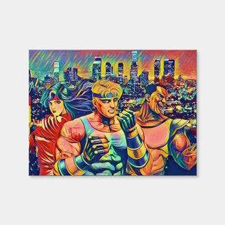 AUTO-MOCKUP WHITE | Abstract Streets of Rage | 1 Piece | Gallery Wrap Canvas | group=4x3