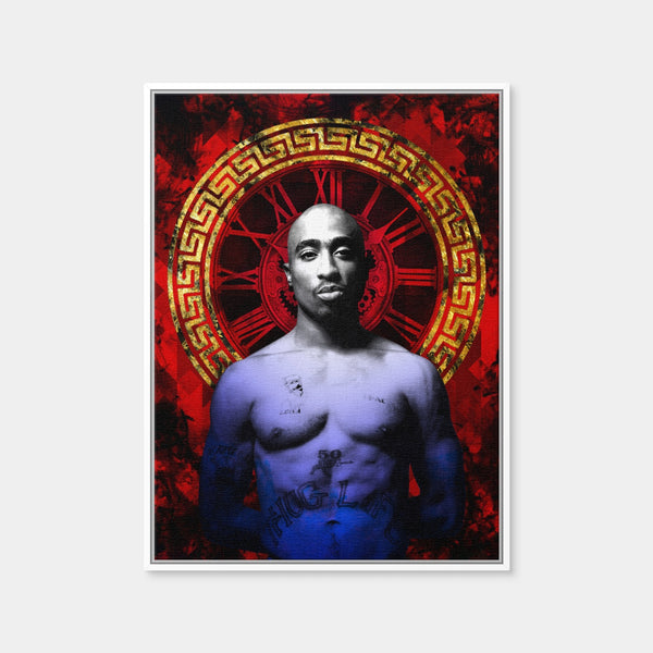 Abstract Tupac Wall Art — Framed Canvas Format preview