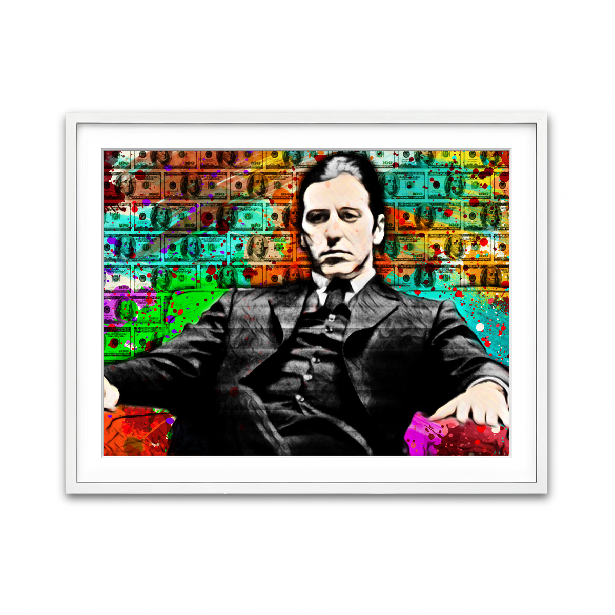 Framed Print 4x3 White