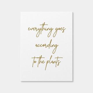 AUTO-MOCKUP WHITE | According to the Plants | 1 Piece | Gallery Wrap Canvas | group=3x4