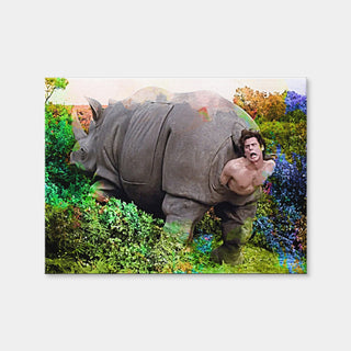 AUTO-MOCKUP WHITE | Ace Ventura Rhino Birth | 1 Piece | Gallery Wrap Canvas | group=4x3