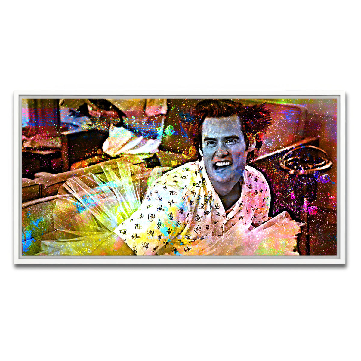 AUTO-MOCKUP WHITE | Ace Ventura | 1 Piece | White Framed Canvas | group=2x1