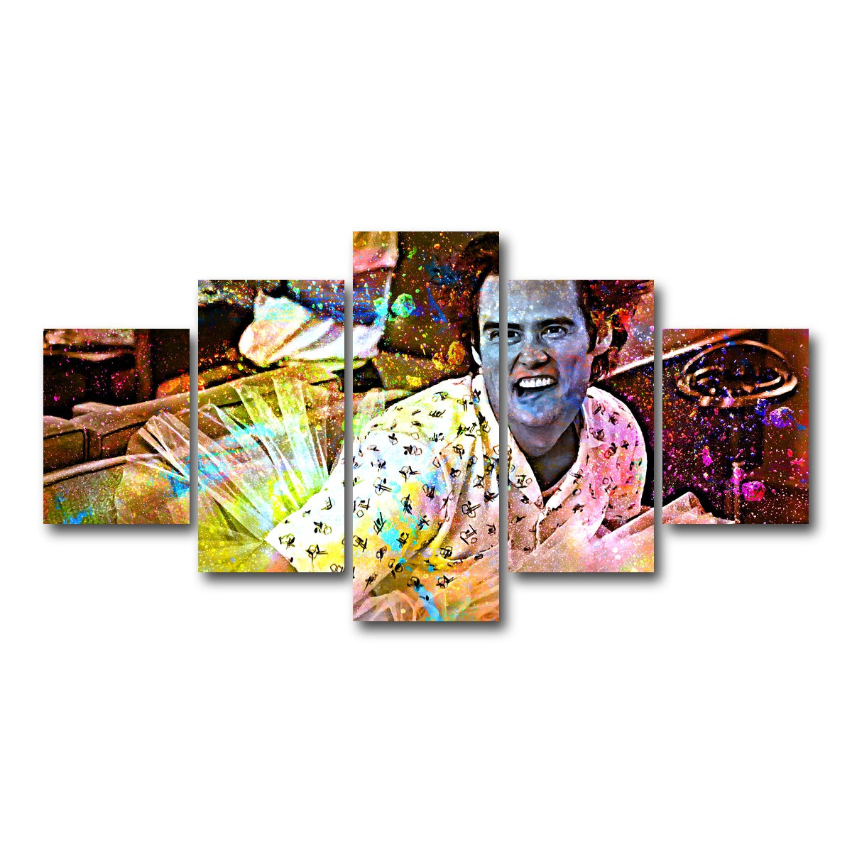 AUTO-MOCKUP WHITE | Ace Ventura | 5 Piece | Gallery Wrap Canvas | group=5_short