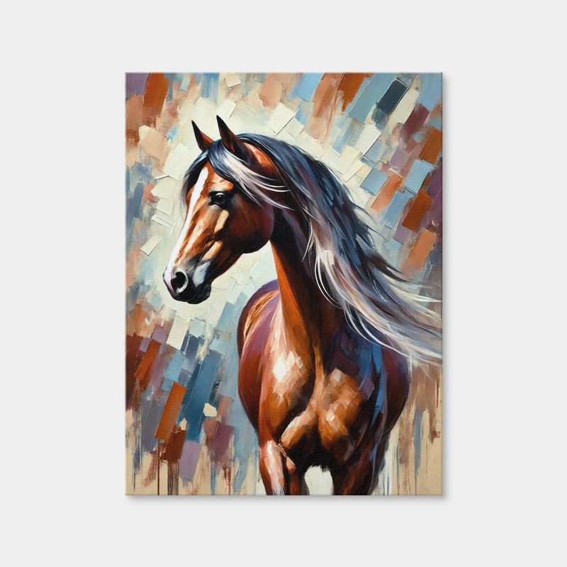 AUTO-MOCKUP WHITE | Acrylic Horse | 1 Piece | Gallery Wrap Canvas | group=3x4
